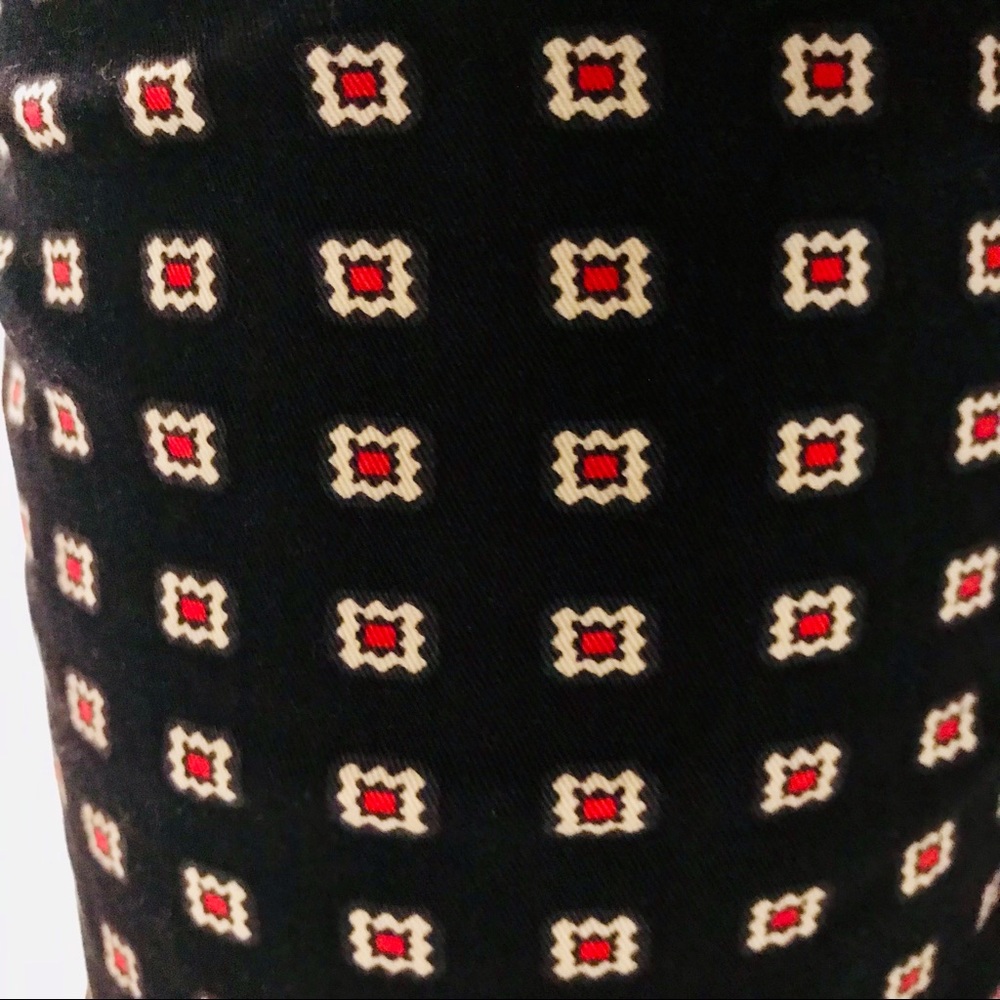 Gap Navy And Multicolor Geometric Pattern Low Ris… - image 6